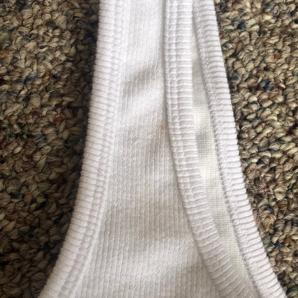 F21 Ribbed Lace Up Bodysuit - Picture 4 of 5